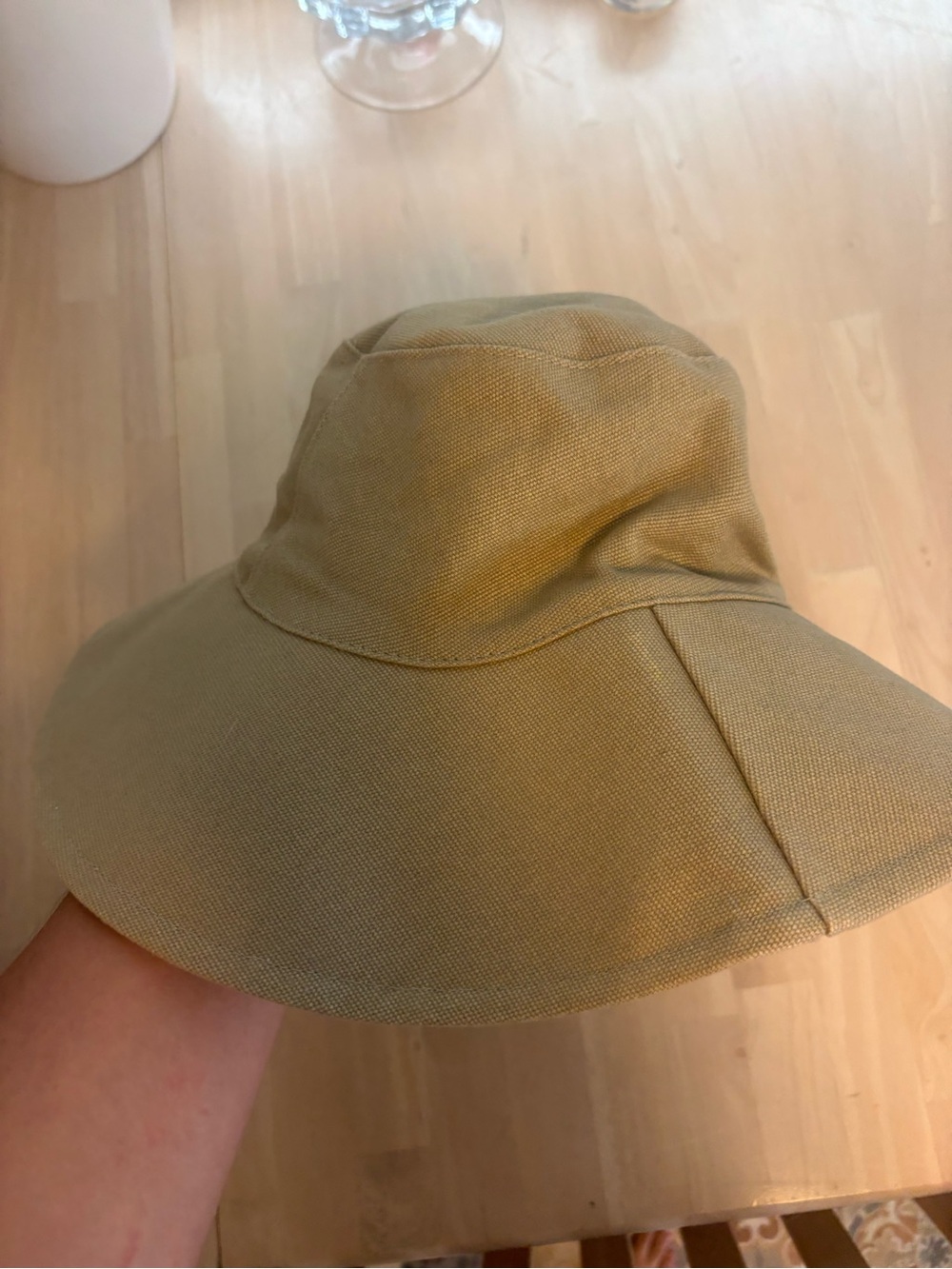 Jenni Kayne Wide Brim Bucket Hat - Light Yellow